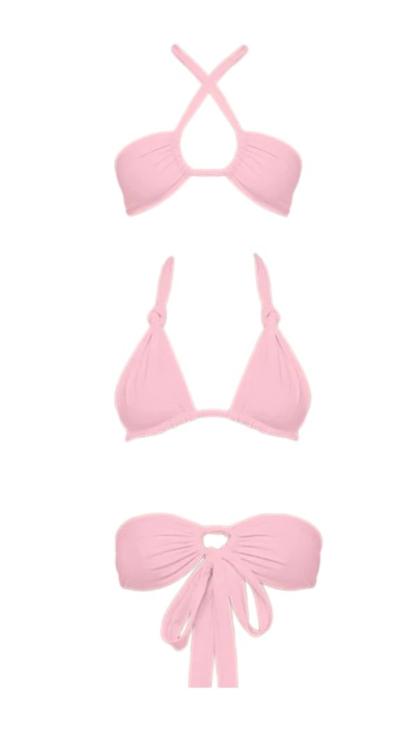 Ruth Reversible Bikini Top in Oh, Honey