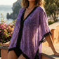 Vicky Lace Shirt Cover Up in Chrysalis