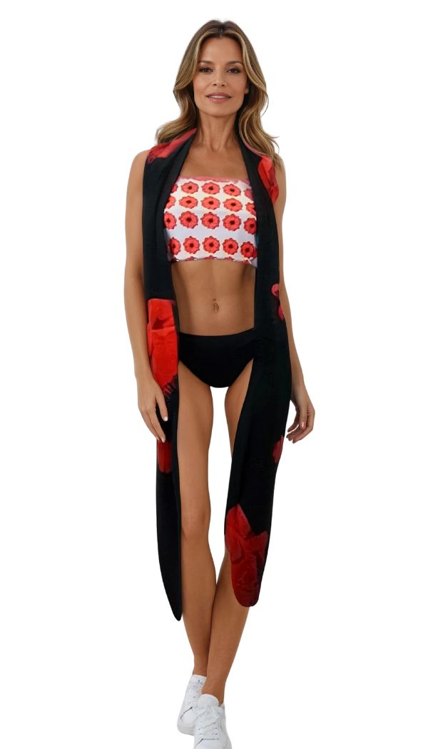 Nicolette Sarong in Very Poppy