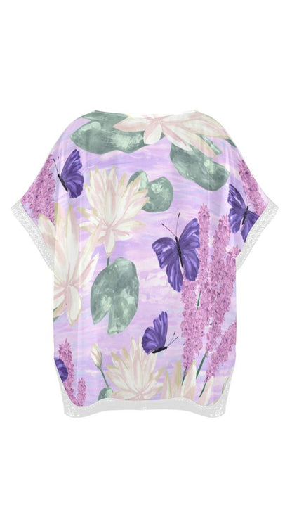 Vicky Lace Shirt Cover Up in Chrysalis