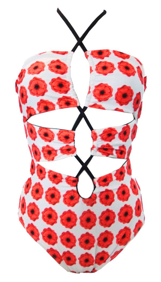 Anastasiya One Piece Cut-Out Swimsuit