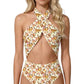 Hollie Reversible Swimsuit in Oh, Honey