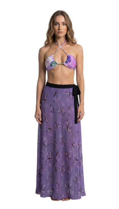 Lara Wrap Skirt in Chrysalis